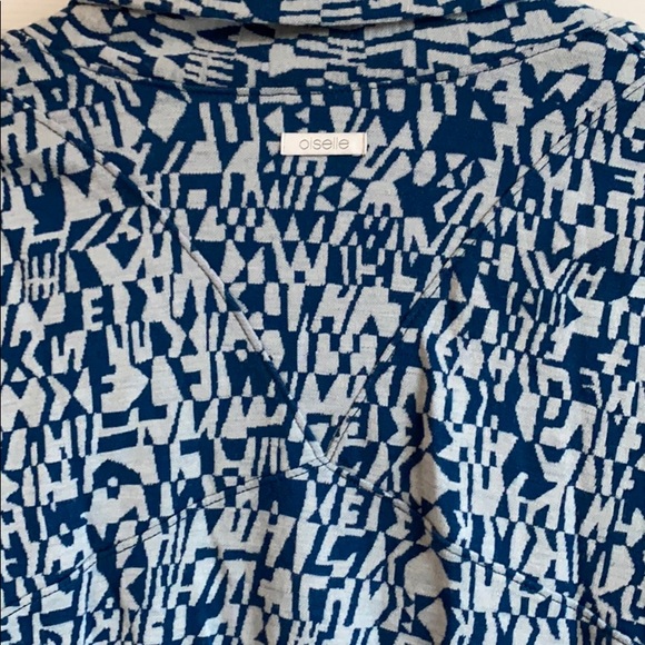 Oiselle Wazzie wool asymmetric cardigan - Picture 6 of 7